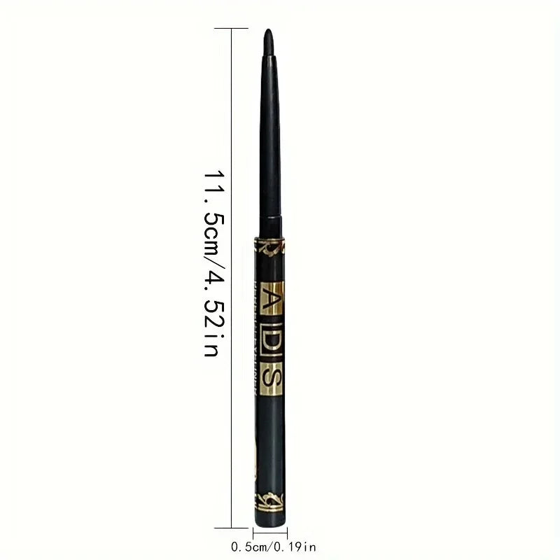 5PCS Black Brown Eyeliner Pencil - Long-Lasting, Waterproof & Sweat-Resistant | Smudge-Proof for Bold Eye Makeup, Ideal Gift