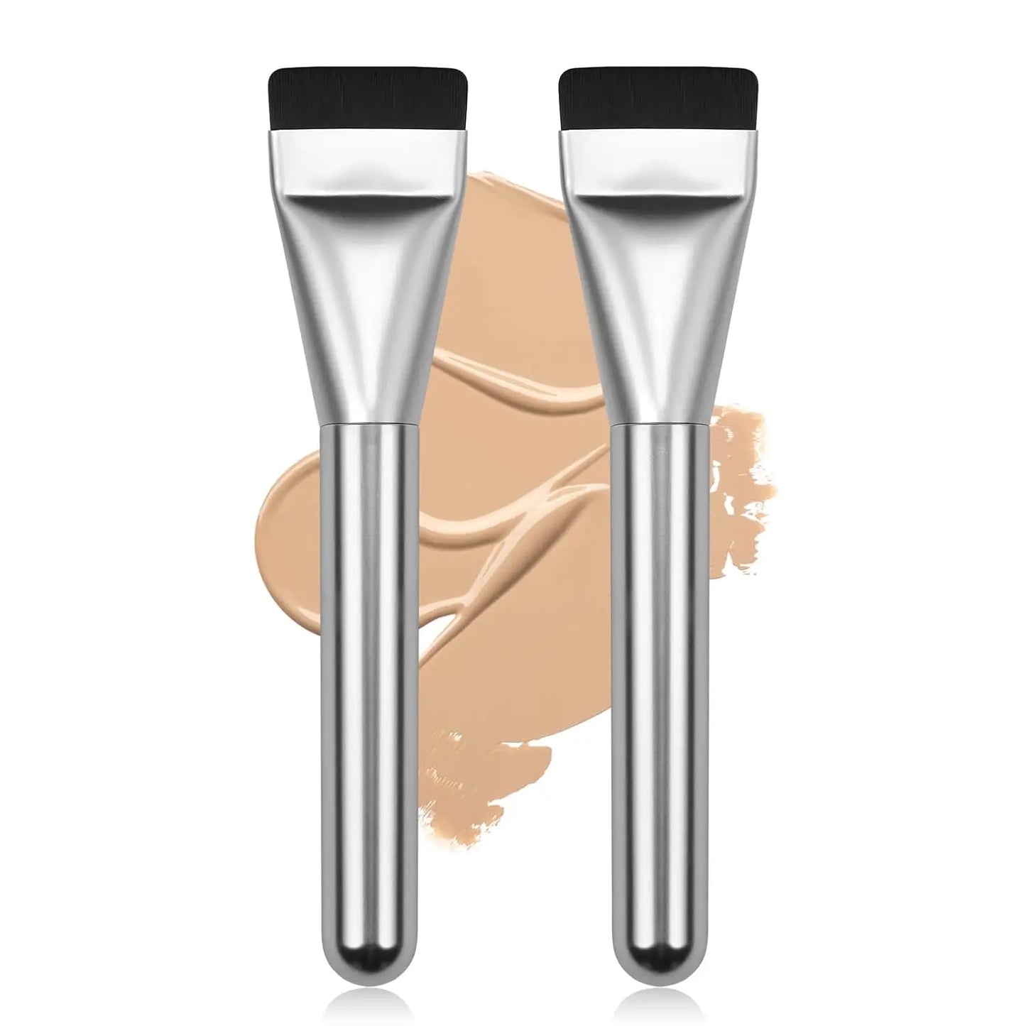 Flat Foundation brush, mask brush, makeup spatula, Liquid foundation brush, Korean cream brush, delicate makeup
