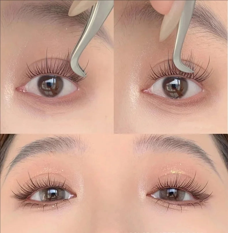 MIAOJIE Sunflower False Eyelashes Black Natural Manga Lashes Anime Eyelashes Large Capacity Eyelashes Extension Chinese Makeup