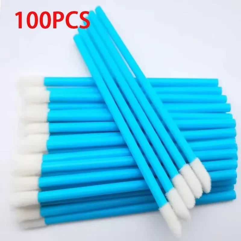 100PCS Wholesale Hotting  Lip Brush  Lipstick Gloss Wands Applicator Perfect Best Make Up makeup  Disposable Women Accessories