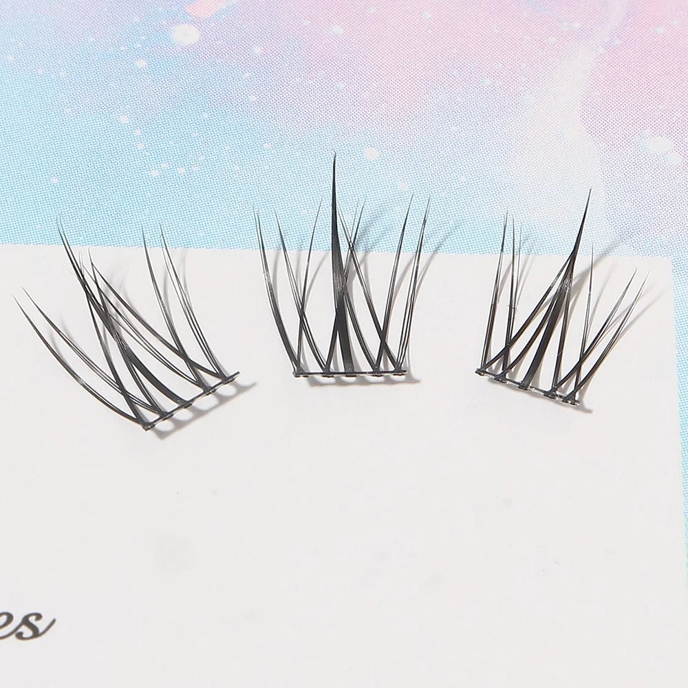 MIAOJIE Sunflower False Eyelashes Black Natural Manga Lashes Anime Eyelashes Large Capacity Eyelashes Extension Chinese Makeup