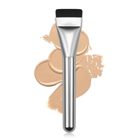 Flat Foundation brush, mask brush, makeup spatula, Liquid foundation brush, Korean cream brush, delicate makeup