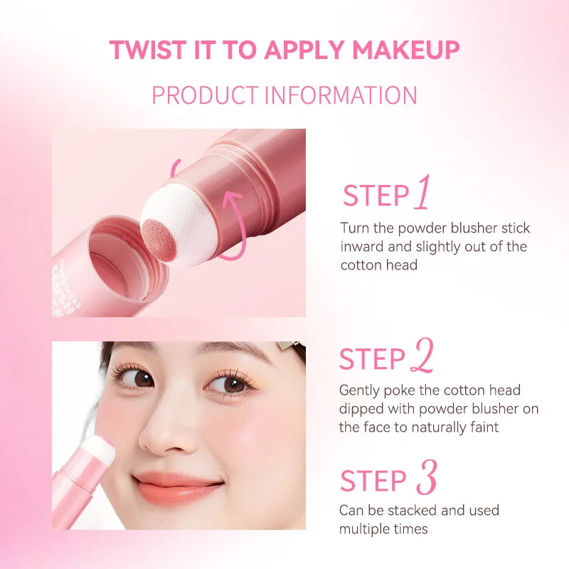 Life Girls Pink Two Cheek Ball Bong Wonder Korean System Woman, Non-Slip Straight Makeup, Low-Pressing Expansion Sponge Ball Bong, Corrects Korean Face to Create Bright, Thin and Delicate Ball Bong Improves Motivation.