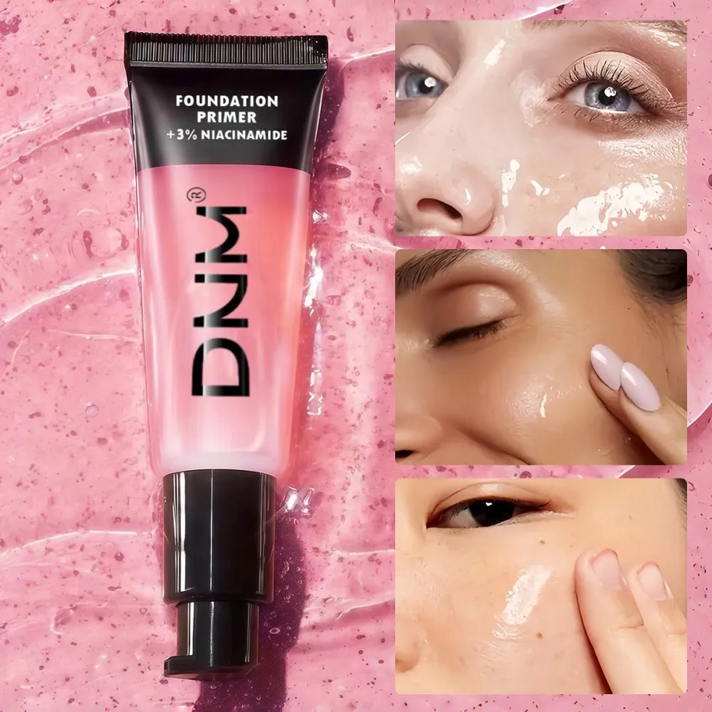 Priming Gel Moisturizing Pore Refining Formula for Smooth Makeup Application Prevents Powder from Caking or Settling Into Pores