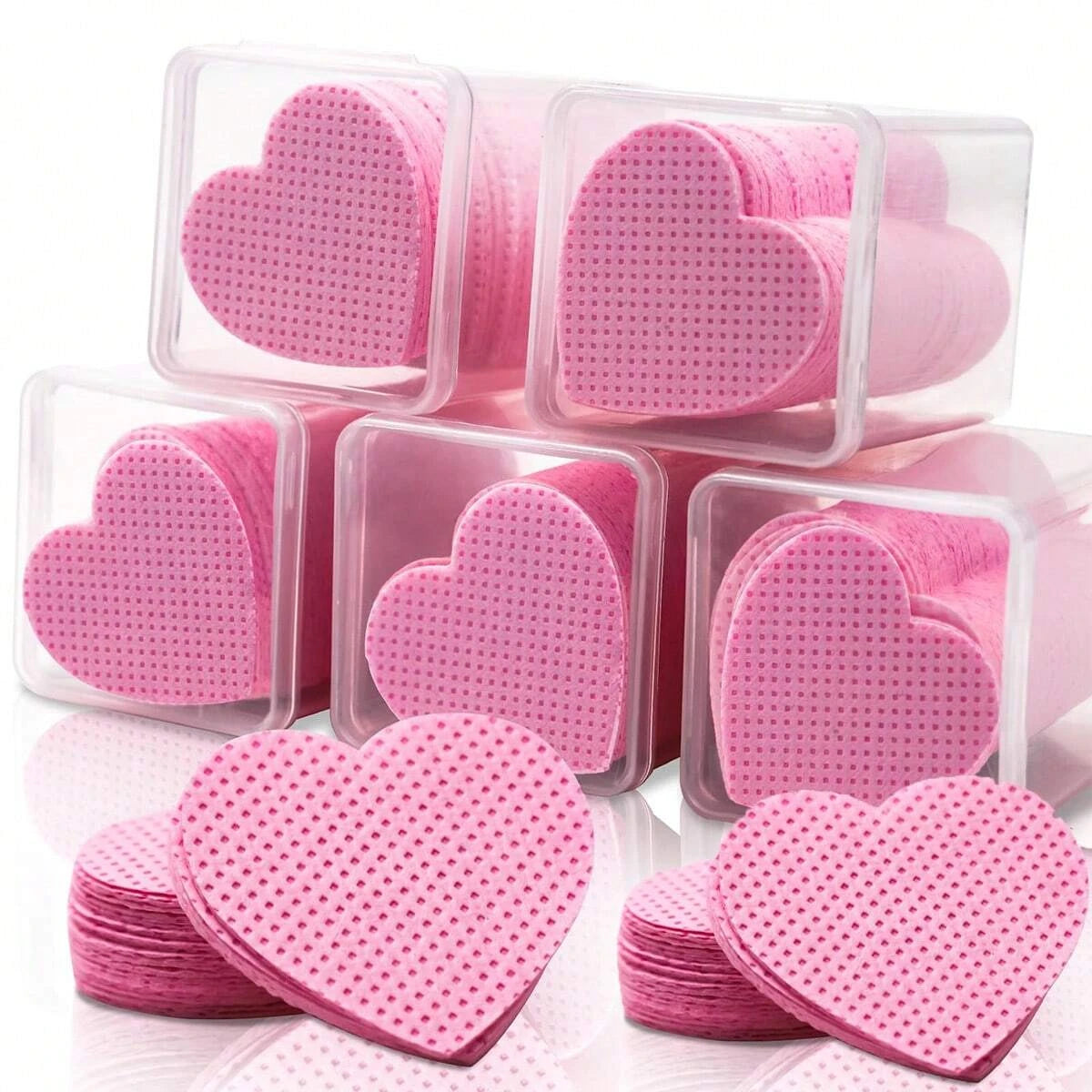 LINMANDA 200 Pieces of Lint-Free Nail Wipes Eyelash Glue Wipes Nail Polish Removal Wipes Suitable for Eyelash Extension Products