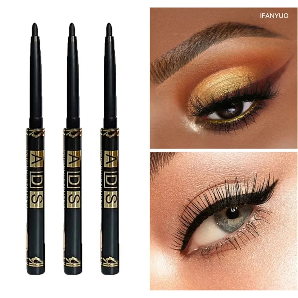 5PCS Black Brown Eyeliner Pencil - Long-Lasting, Waterproof & Sweat-Resistant | Smudge-Proof for Bold Eye Makeup, Ideal Gift