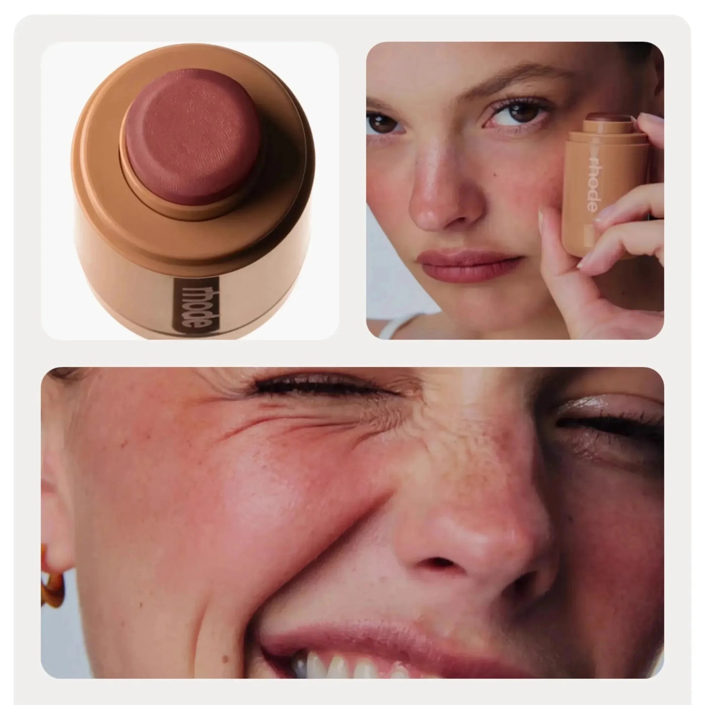 Rhod New Face Spray Glazing Mist Hydrating Lip Gloss Rouge Powder Pocket Blush Cream Lipstick Makeup Milk Cepamide Blusher Stick